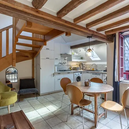 L'escalier D'h - Duplex 3 In The Center - Normand Charm - Family Apartment