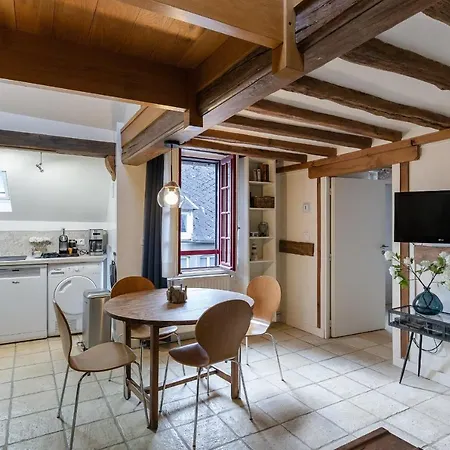 L'escalier D'h - Duplex 3 In The Center - Normand Charm - Family Apartment *