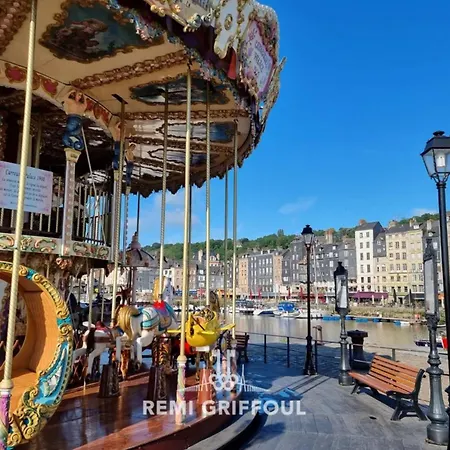 L'escalier D'h 3 Duplex Charm & Family 公寓 翁弗勒尔