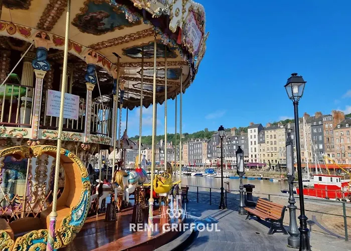 L'escalier D'h 3 Duplex Charm & Family Апартаменты Онфлёр